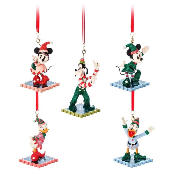 Disney Parks Exclusive Mickey & Friends Ornament Set – Holiday 2025 – NWT - Picture 4 of 5
